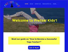 Tablet Screenshot of pretzelkids.com